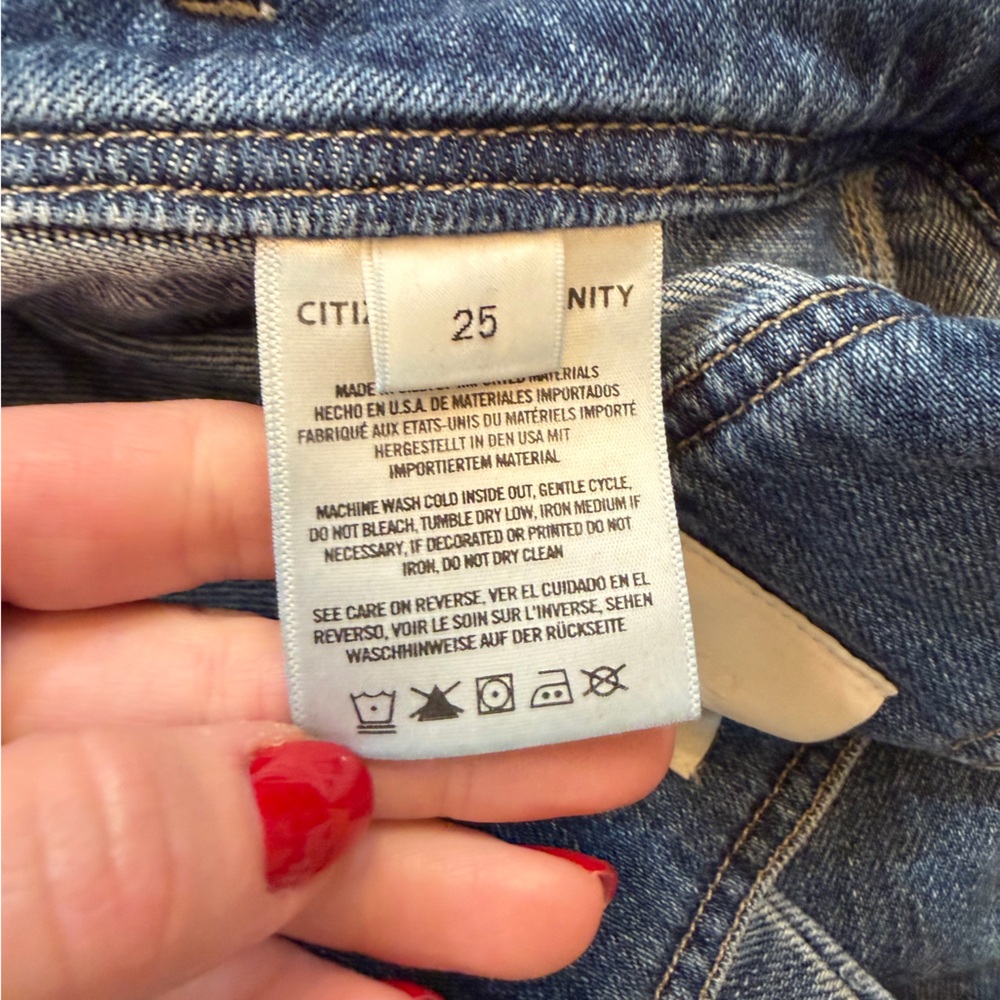 Citizens Of Humanity Noelle Belted Straight Leg Jeans - Picture 6 of 7